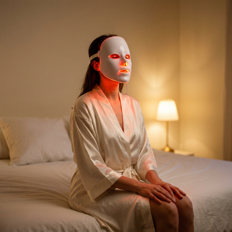 LumiMask — Masque LED Visage anti acnés et rides