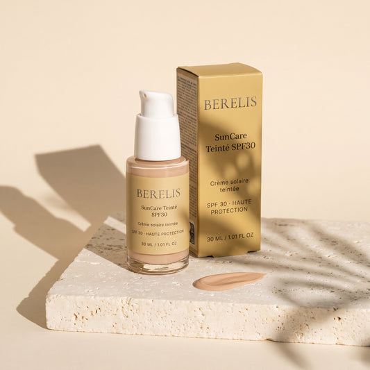 SunCare Teinté SPF30, 30 ml de BERELIS, flacon et étui