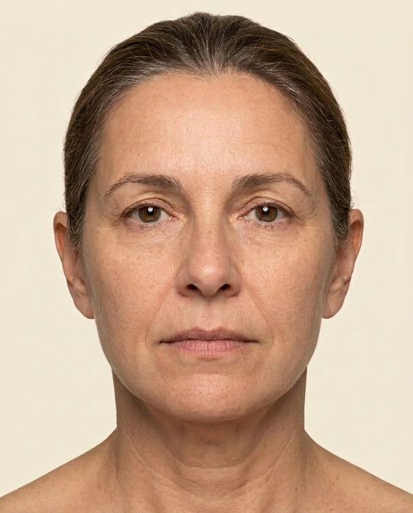 Illustration après de l’ovale du visage à l’apparence plus ferme — LusterLift BERELIS