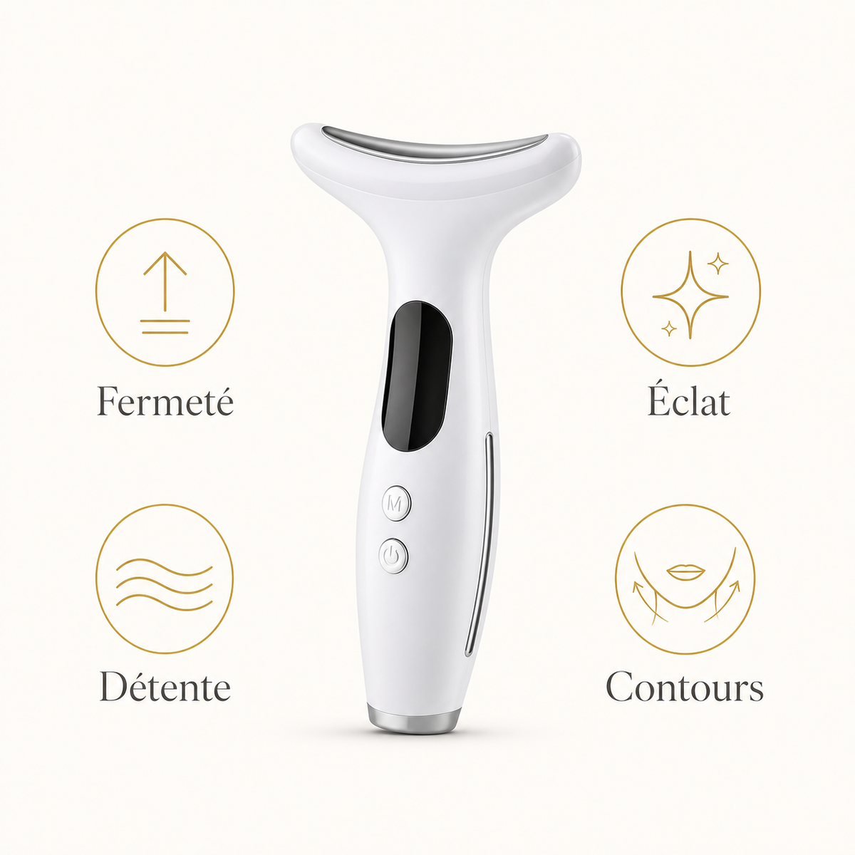 LusterLift — Appareil lifting visage et cou qui redessine l'ovale
