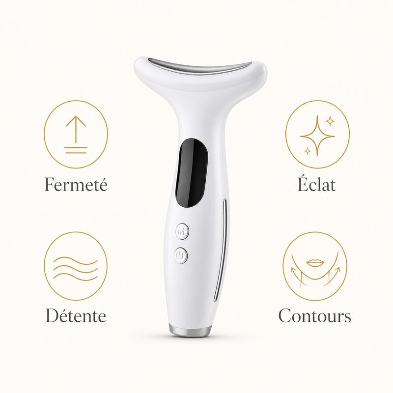 LusterLift — Appareil lifting visage et cou qui redessine l'ovale