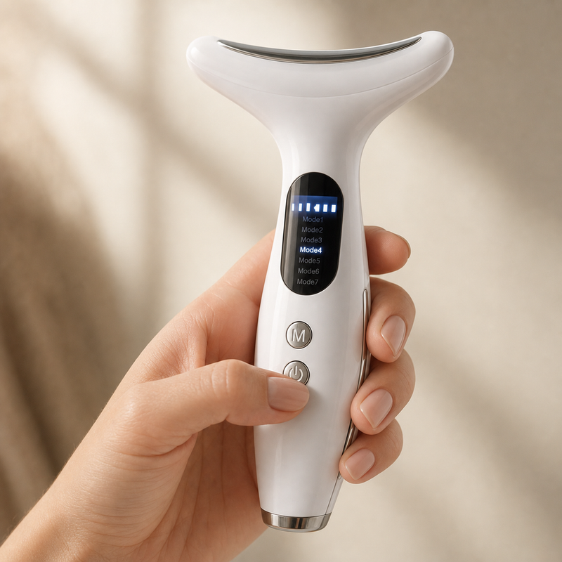 LusterLift — Appareil lifting visage et cou qui redessine l'ovale